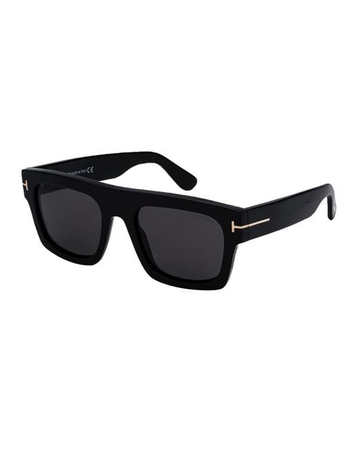 Tom Ford Iconic Fausto Sunglasses In Black for men