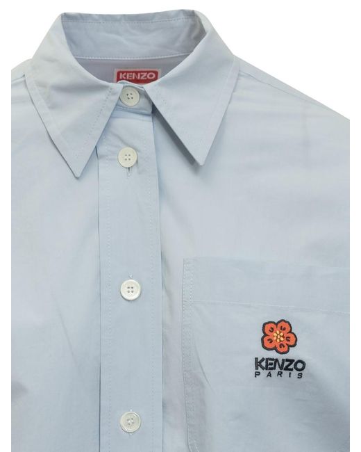 KENZO Blue Boke Flower Shirt