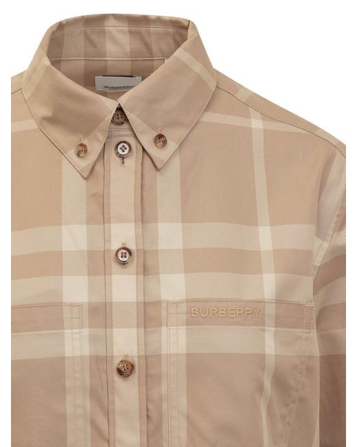 Burberry Natural Long Sleeve Shirt