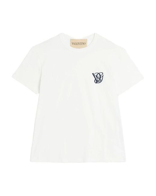 Valentino Garavani White T-Shirts And Polos for men