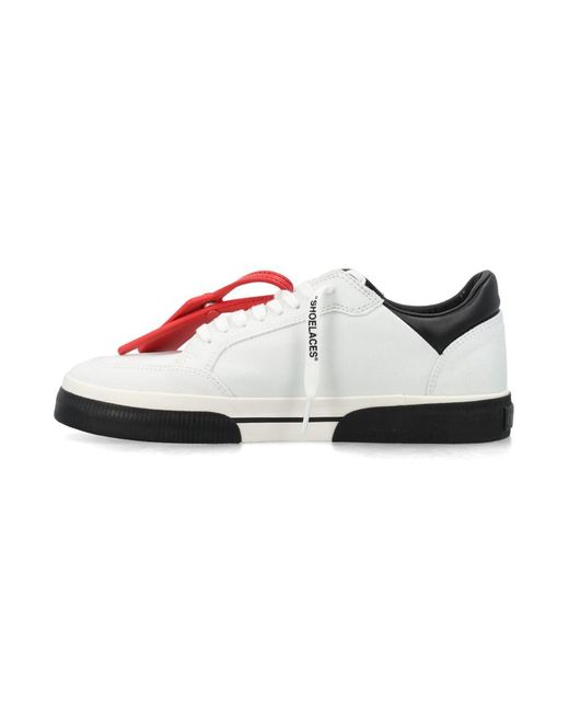 Off-White c/o Virgil Abloh Red New Low Vulcanized Sneakers for men