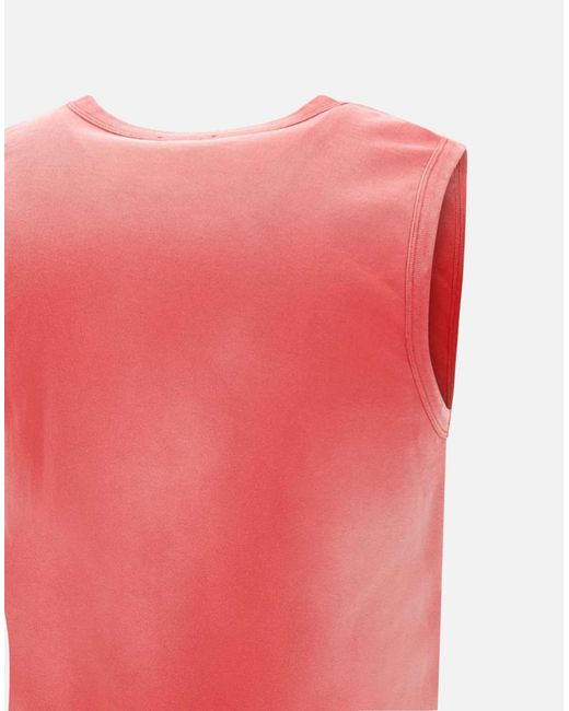 DIESEL Pink T-Shirts And Polos for men