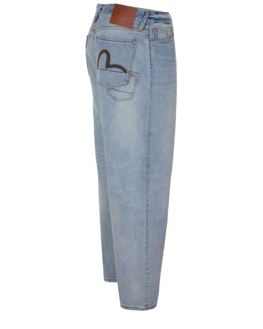 Evisu Blue Jeans Light Denim for men