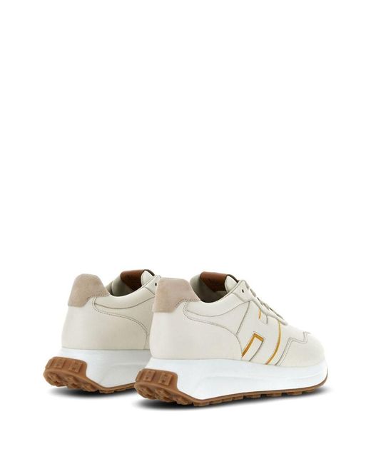 Hogan White H641 Leather Sneakers