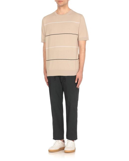 Peserico Natural Cotton Polo Shirt for men