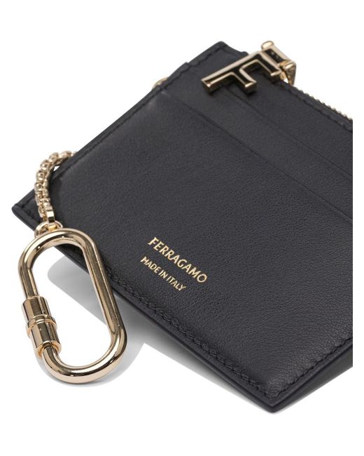Ferragamo Black Wallets & Card Holders
