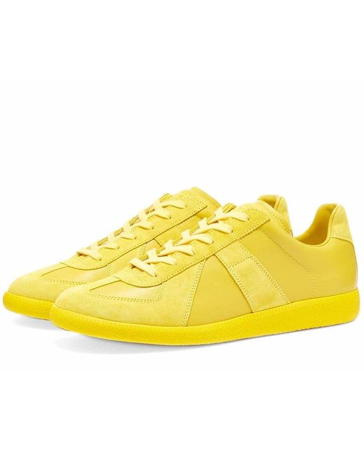 yellow maison margiela sneakers