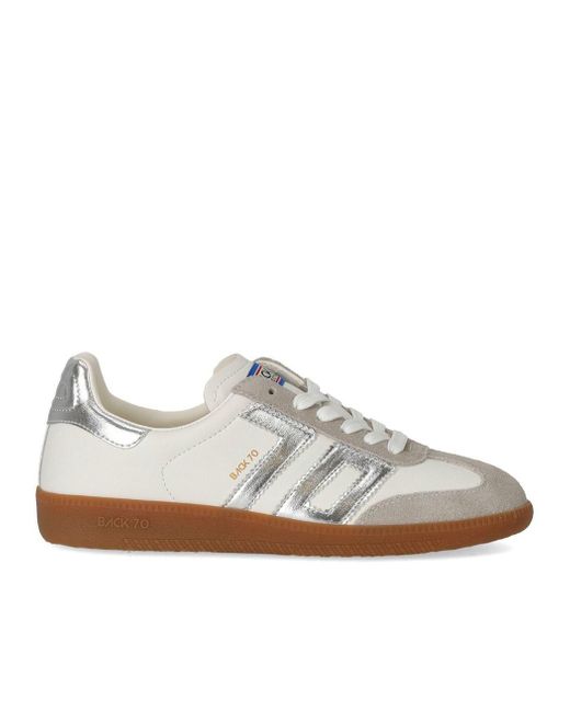 Back70 White Cloud Metallic Sneaker