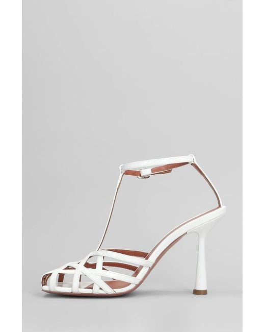 Aldo Castagna White Lidia Sandals