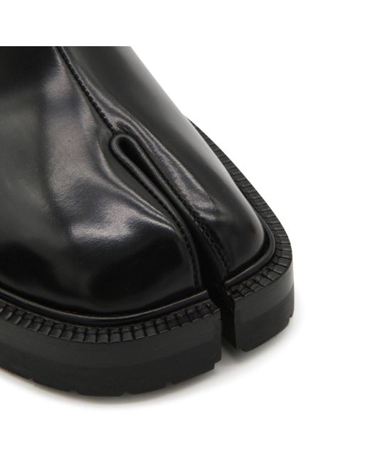 Maison Margiela Black 'tabi' Chelsea Boots for men