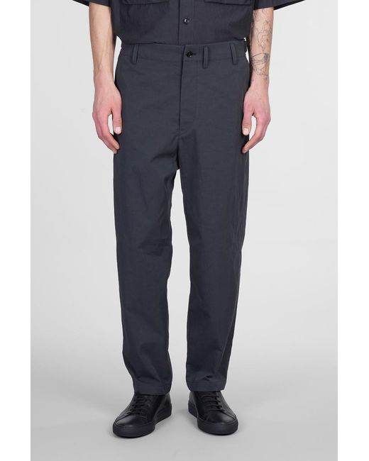 Lemaire Blue Pants for men