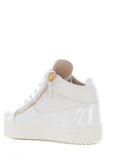 Giuseppe Zanotti White Sneakers Hi-Top "Kriss" for men