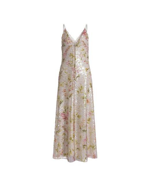 Alberta Ferretti Natural Maxi Dresses