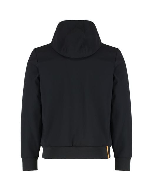 Rrd Black Technical Fabric Jacket With Hood for men
