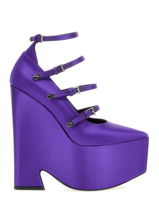Versace Purple Shoes