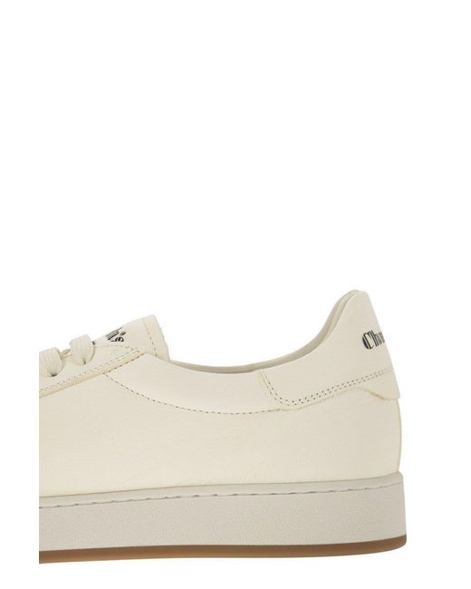 Church's White Largs - Suede And Deerskin Sneaker for men