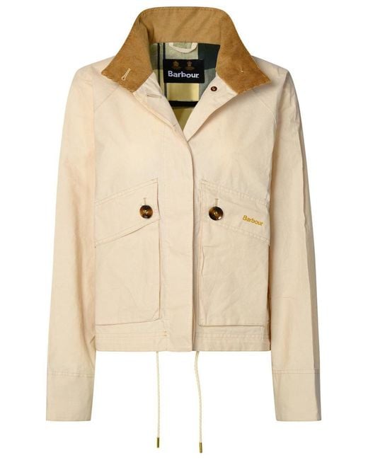 Barbour Natural 'Crowdon' Cotton Jacket