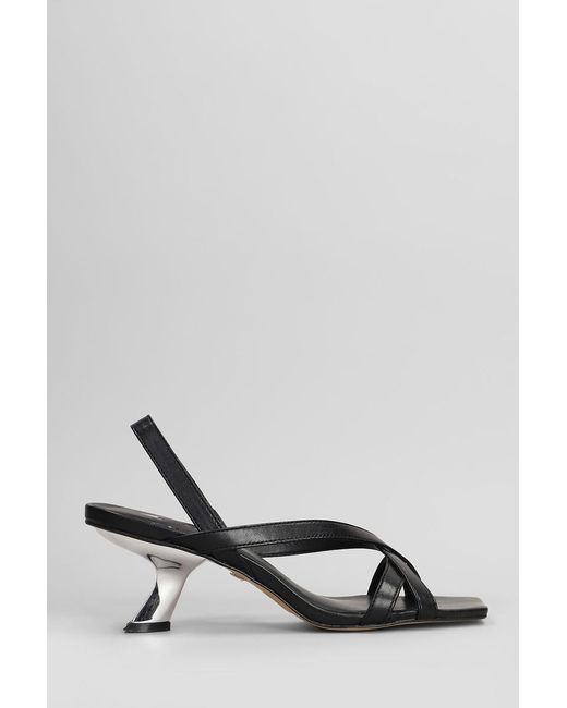 Carrano Black Sandals