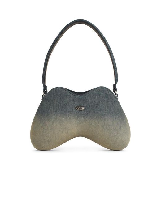 DIESEL Multicolor 'Play' Denim Bag