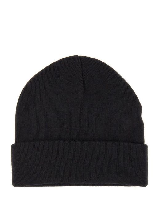 Heron Preston Black Beanie Hat for men