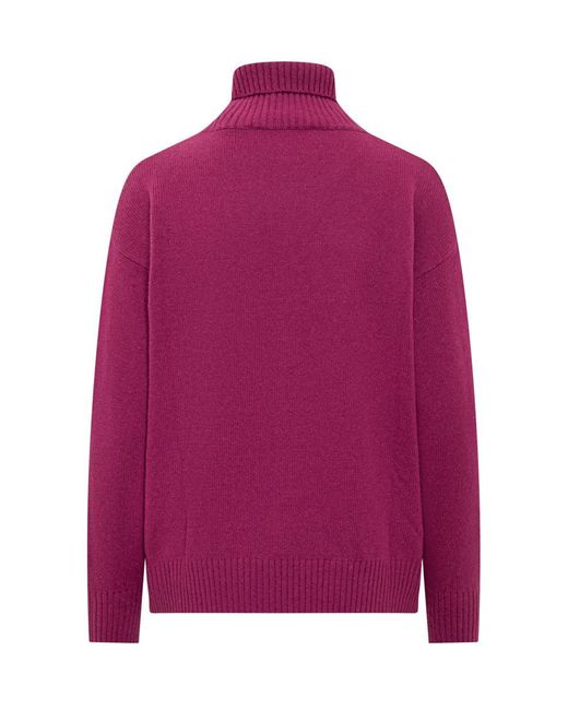 Jucca Pink Turtleneck Sweater