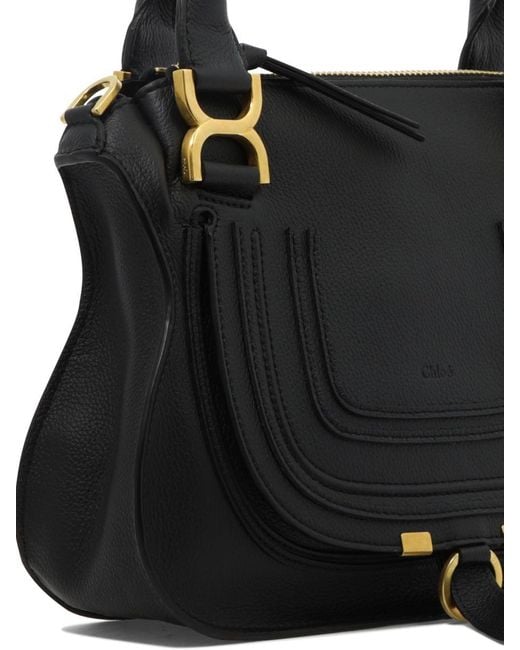 Chloé Black "marcie Small" Handbag