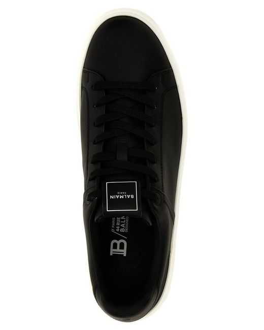 Balmain Black 'B-Court' Sneakers for men