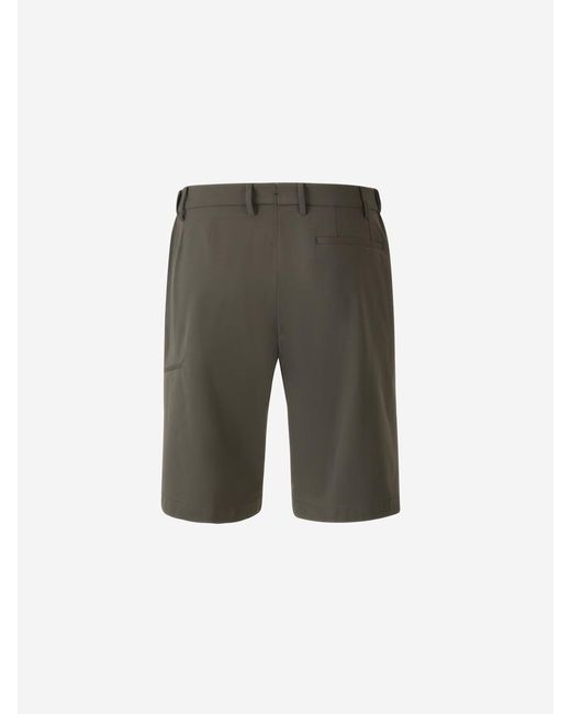 Berwich Gray Elax Retro Bermuda Shorts for men