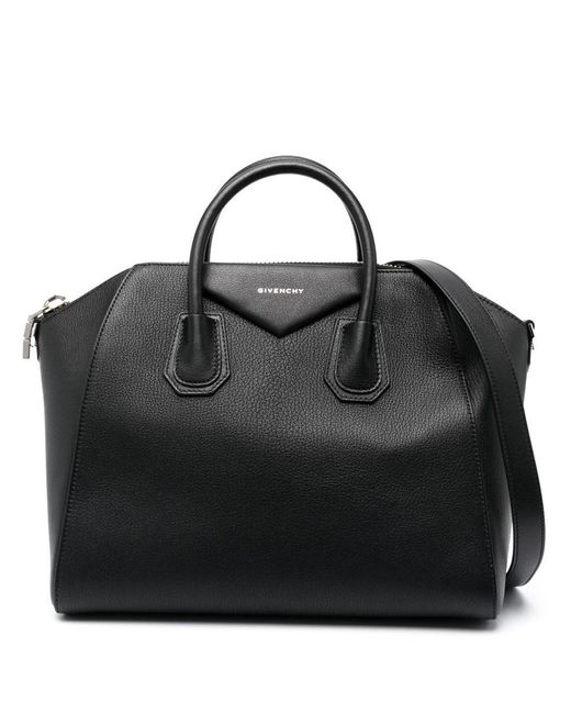 Givenchy Black Antigona Medium Leather Handbag