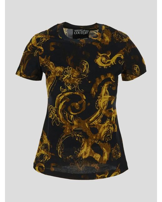 Versace Black T-Shirts And Polos