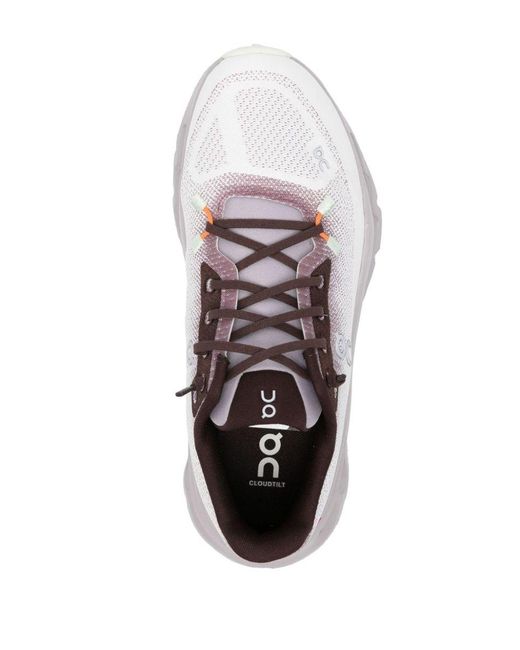 On Shoes White Cloudtilt Running Sneakers