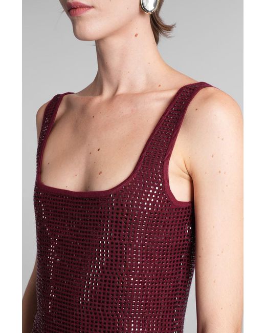 retroféte Red Marzia Topwear