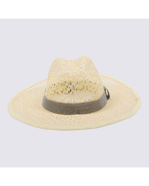 Brunello Cucinelli Metallic Hats