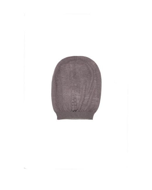 Rick Owens Gray Medium Hat for men