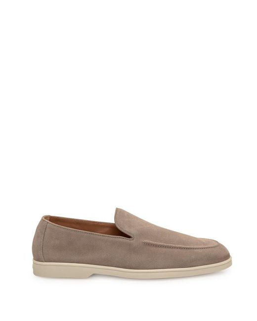 Doucal's Brown Adler Leather Loafer for men