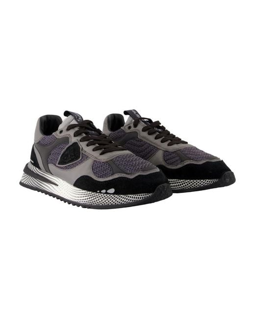 Philippe Model Black Sneakers Olympique Low for men