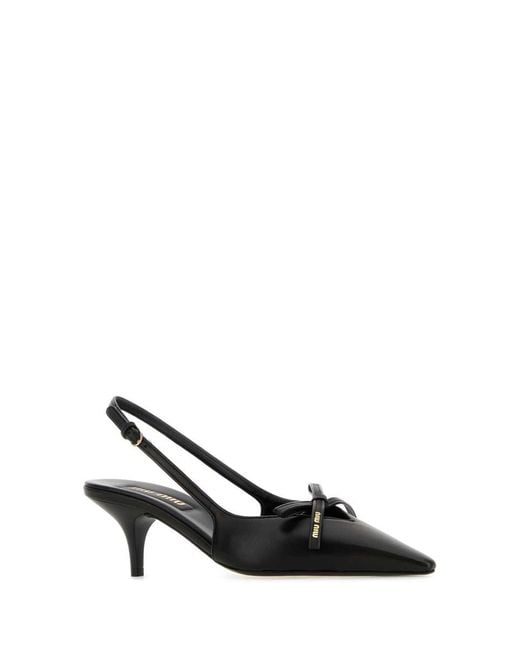 Miu Miu Black Heeled Shoes