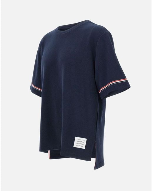 Thom Browne Blue T-Shirts And Polos for men