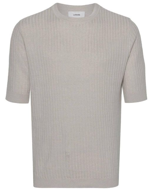 Lardini Gray T-Shirts And Polos for men