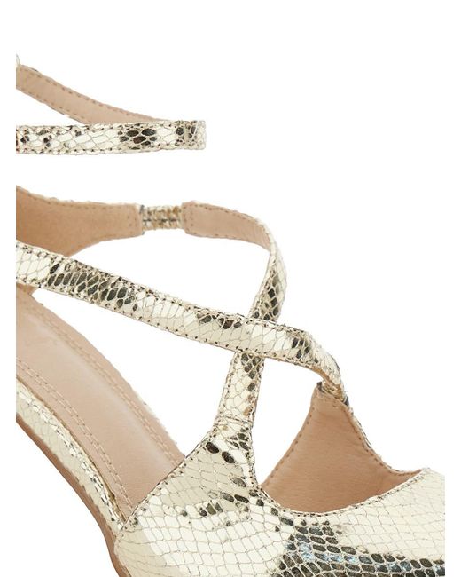 Twentyfourhaitch Metallic Patent Leather Stiletto Mules