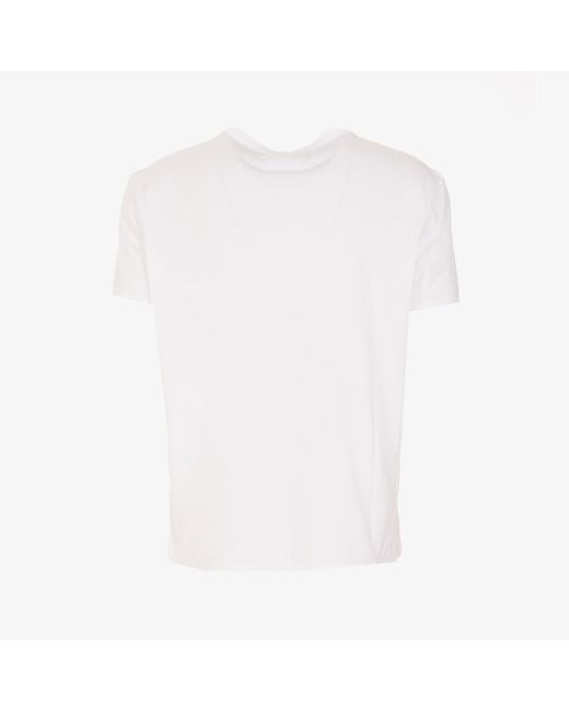 Maison Margiela White And Cotton T-Shirt for men