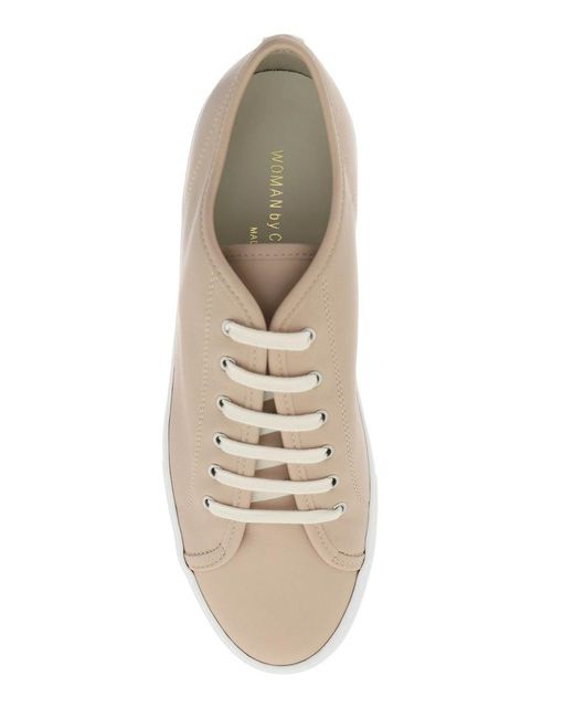 Common Projects Pink Leather Tournament Low Super Sneakers