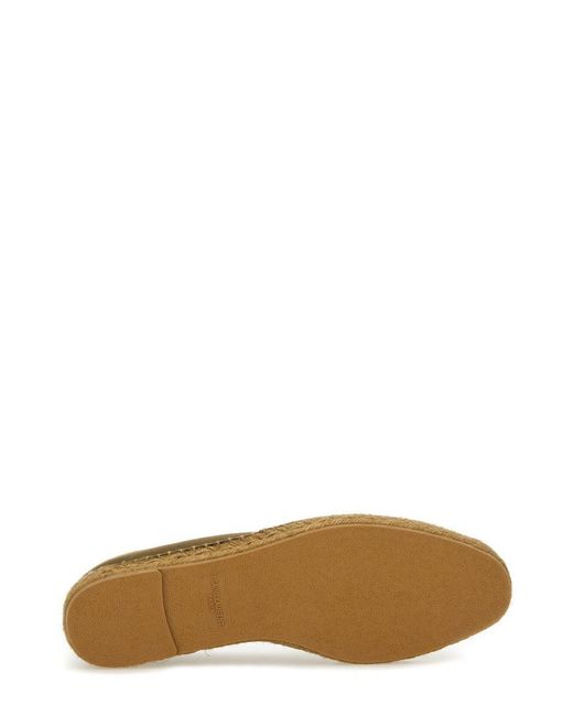 Saint Laurent Green Cotton Gabardine Espadrille for men