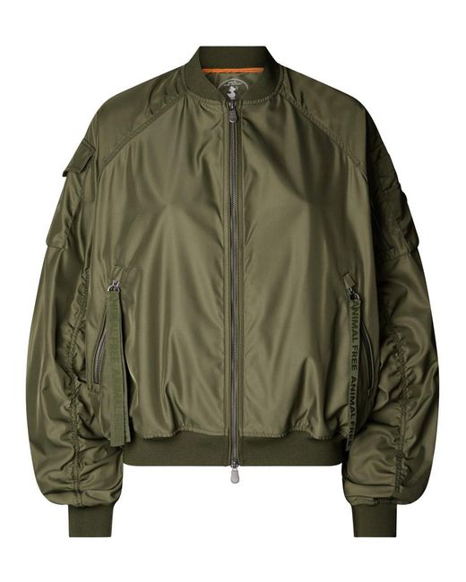 Save The Duck Green Lil Bomber Jacket
