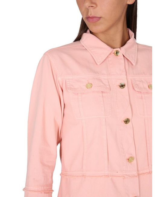 Tom Ford Pink Cotton Denim Shirt
