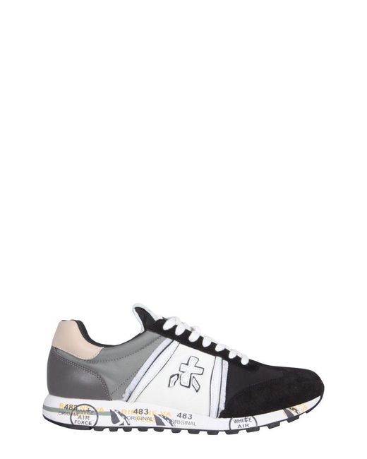 Premiata Suede Lucy-d Sneakers in Black - Save 1% - Lyst