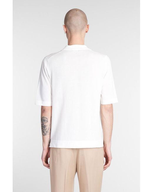 Ballantyne White Polo for men