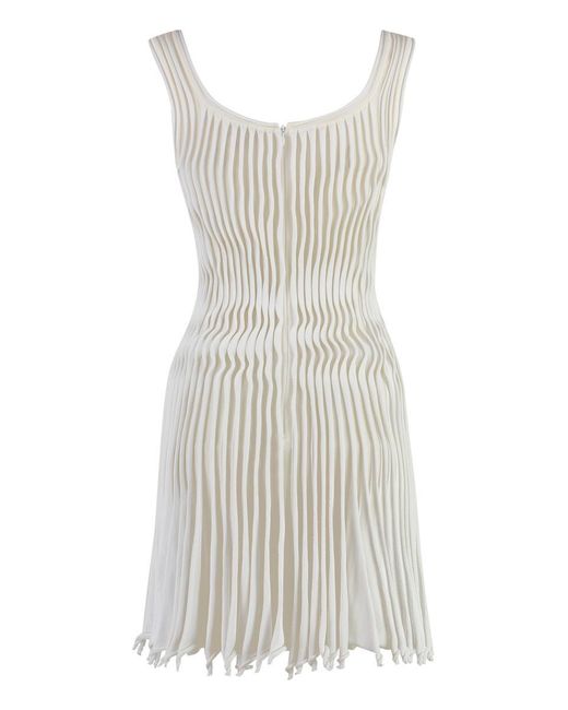 Alaïa White Knitted Dress