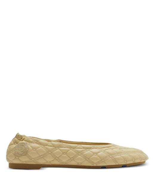 Burberry Natural Flat Shoes