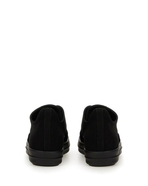 Rick Owens Black Sneaker "Hustler" Low for men